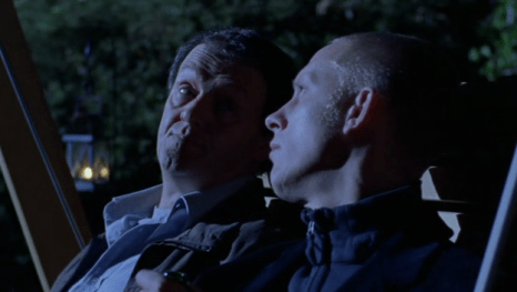 Laurence Fox as James Hathaway and Kevin Whately as Robbie Lewis in ITV's 'Lewis'.