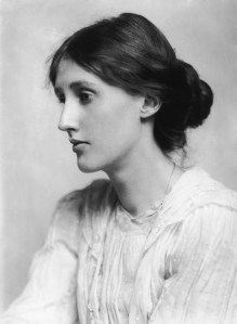 Virginia Woolf as a young woman.  I keep a copy of this portrait on my desk.