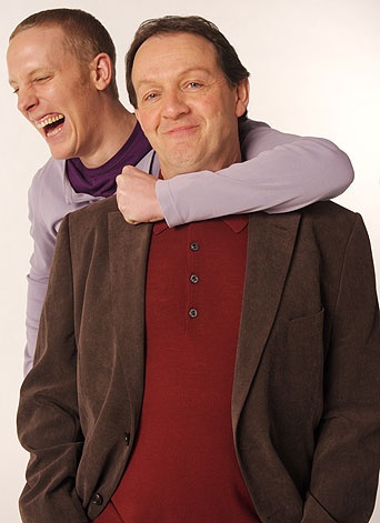 Kevin Whately and Laurence Fox promo shot for ITV's 'Lewis' series.
